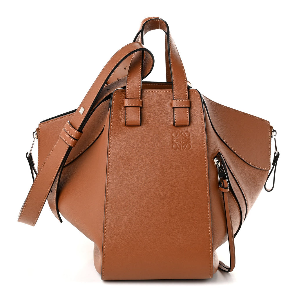 Loewe Calfskin Small Hammock Shoulder Bag Tan