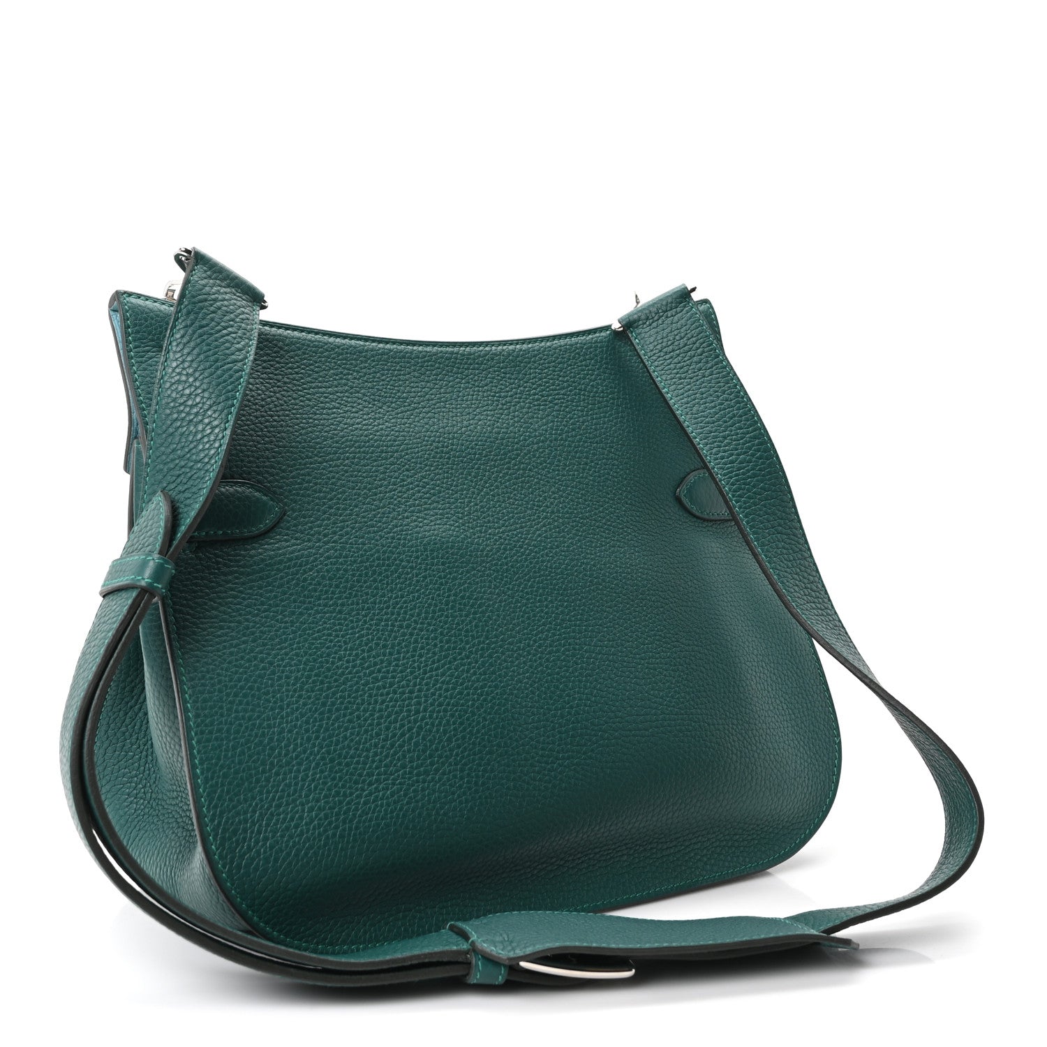 Hermès Taurillon Clemence Verso Jypsiere 31 Malachite Bleu Atoll