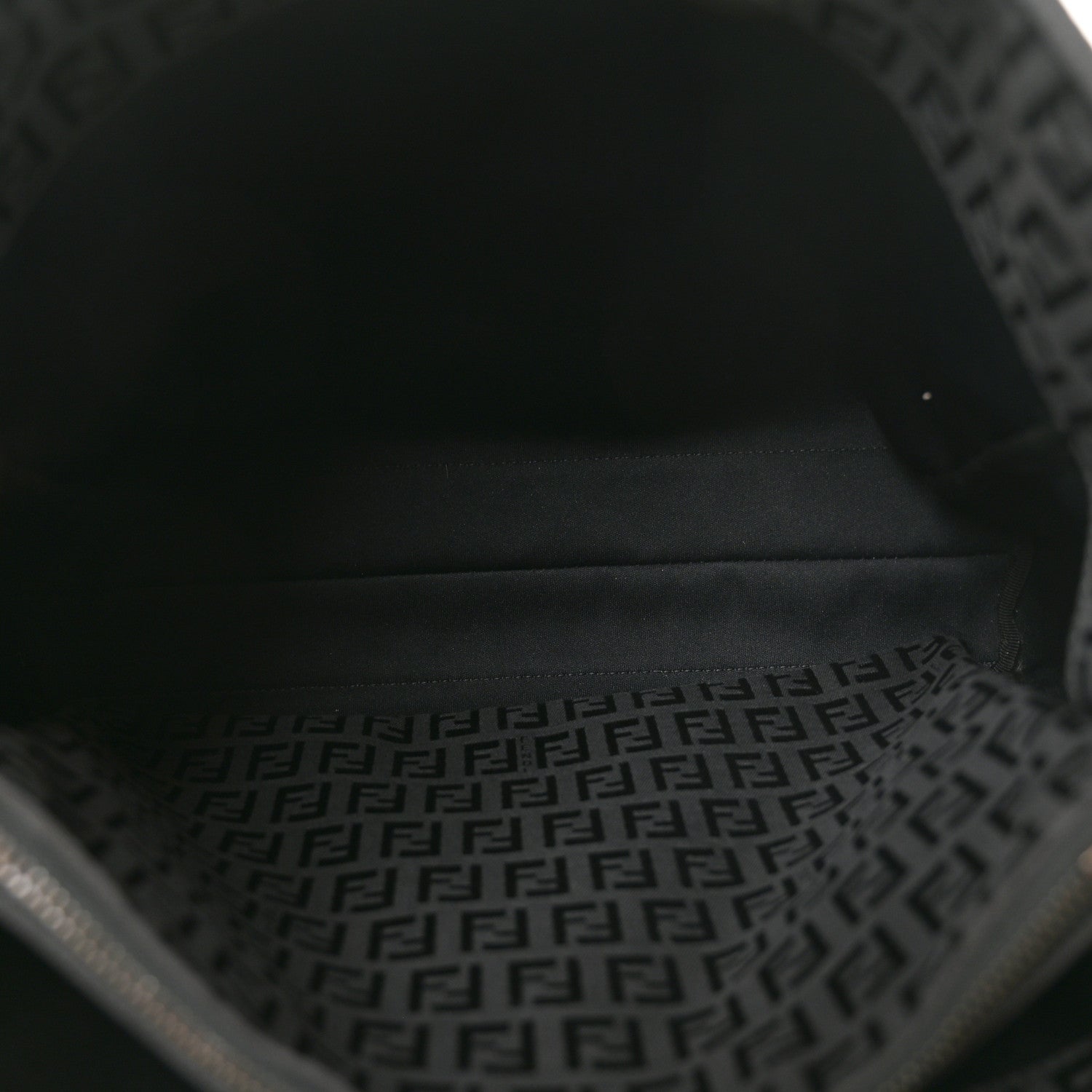 Fendi Zucchino Shopping Tote Black