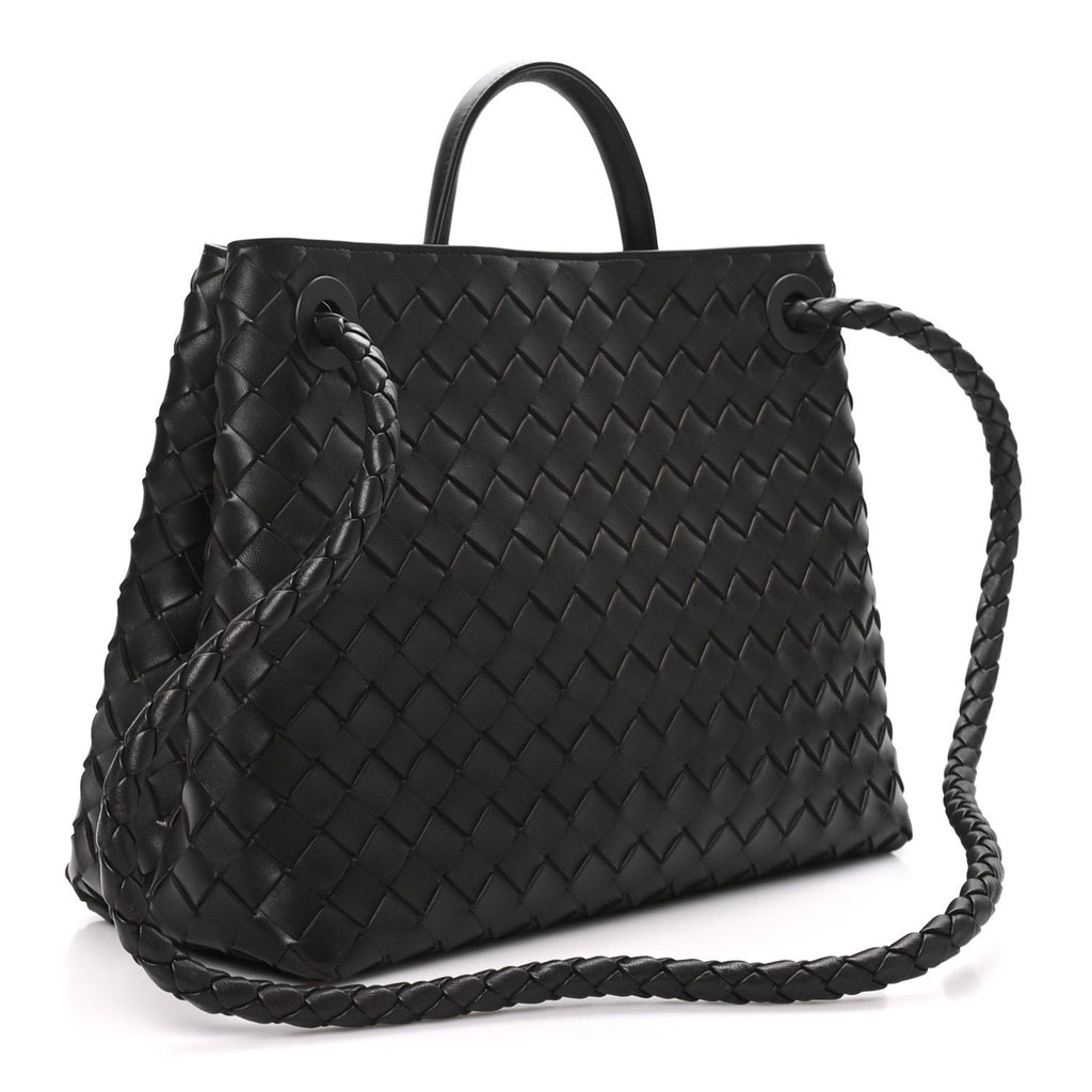 Bottega Veneta Nappa Intrecciato Medium Andiamo Shoulder Bag Fondant