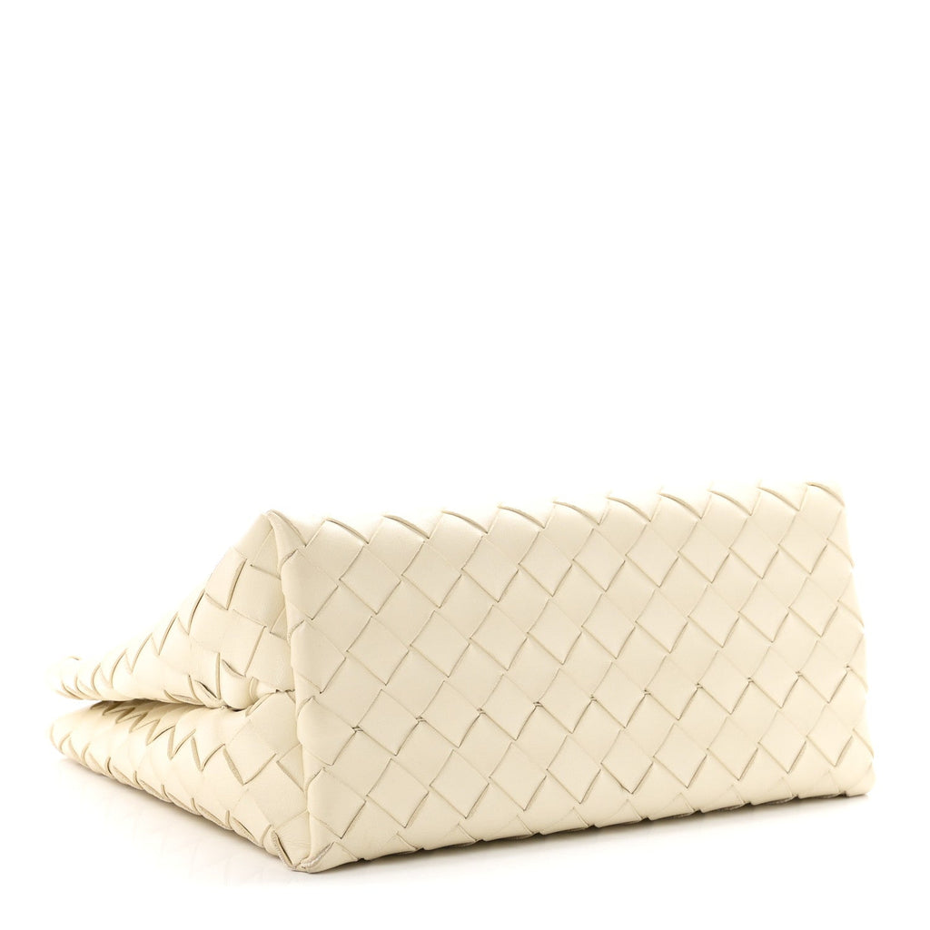Bottega Veneta Nappa Intrecciato Small Andiamo Shoulder Bag Sea Salt