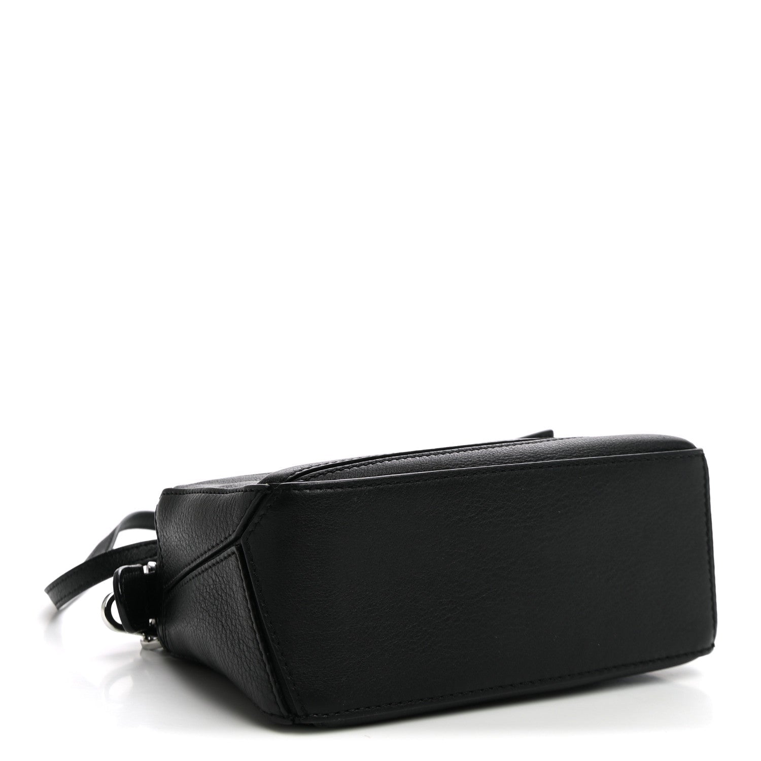 Loewe Calfskin Mini Puzzle Edge Bag Black