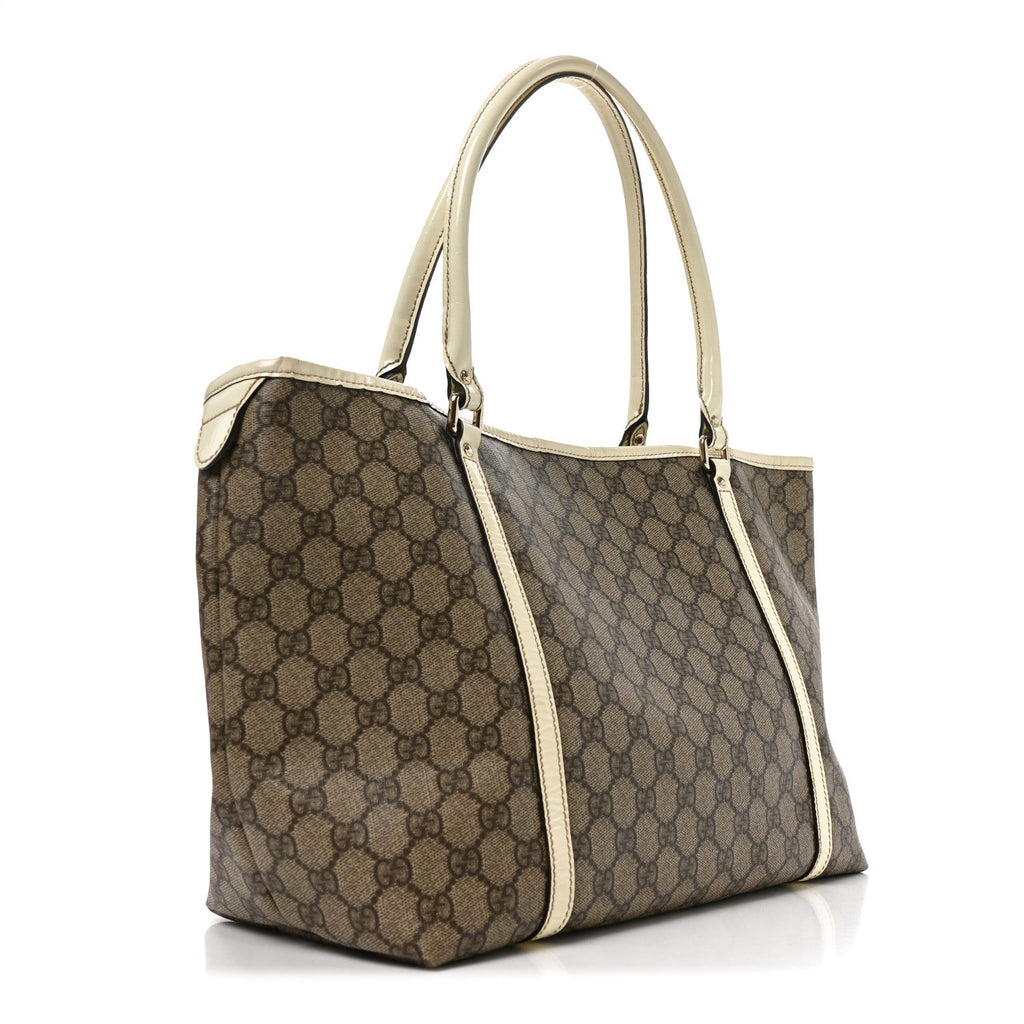 Gucci GG Plus Monogram Medium Joy Tote Off White