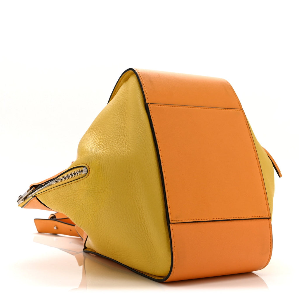 Loewe Calfskin Small Hammock Shoulder Bag Mandarin Yellow