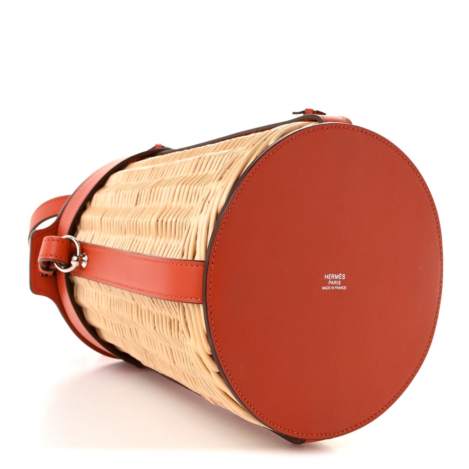 Hermès Swift Wicker Sac Farming Picnic Bag Naturel Terre Battue