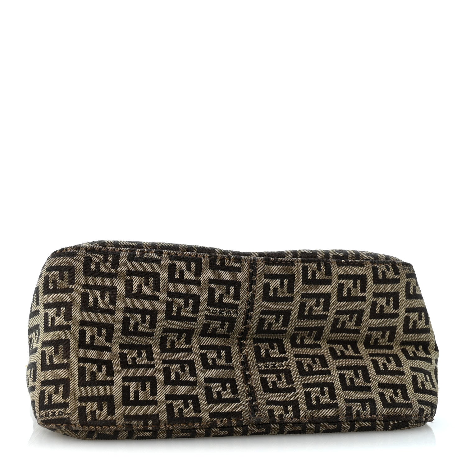 Fendi Zucchino Vitello Mini Mama Baguette Mogano Panna Bruciato