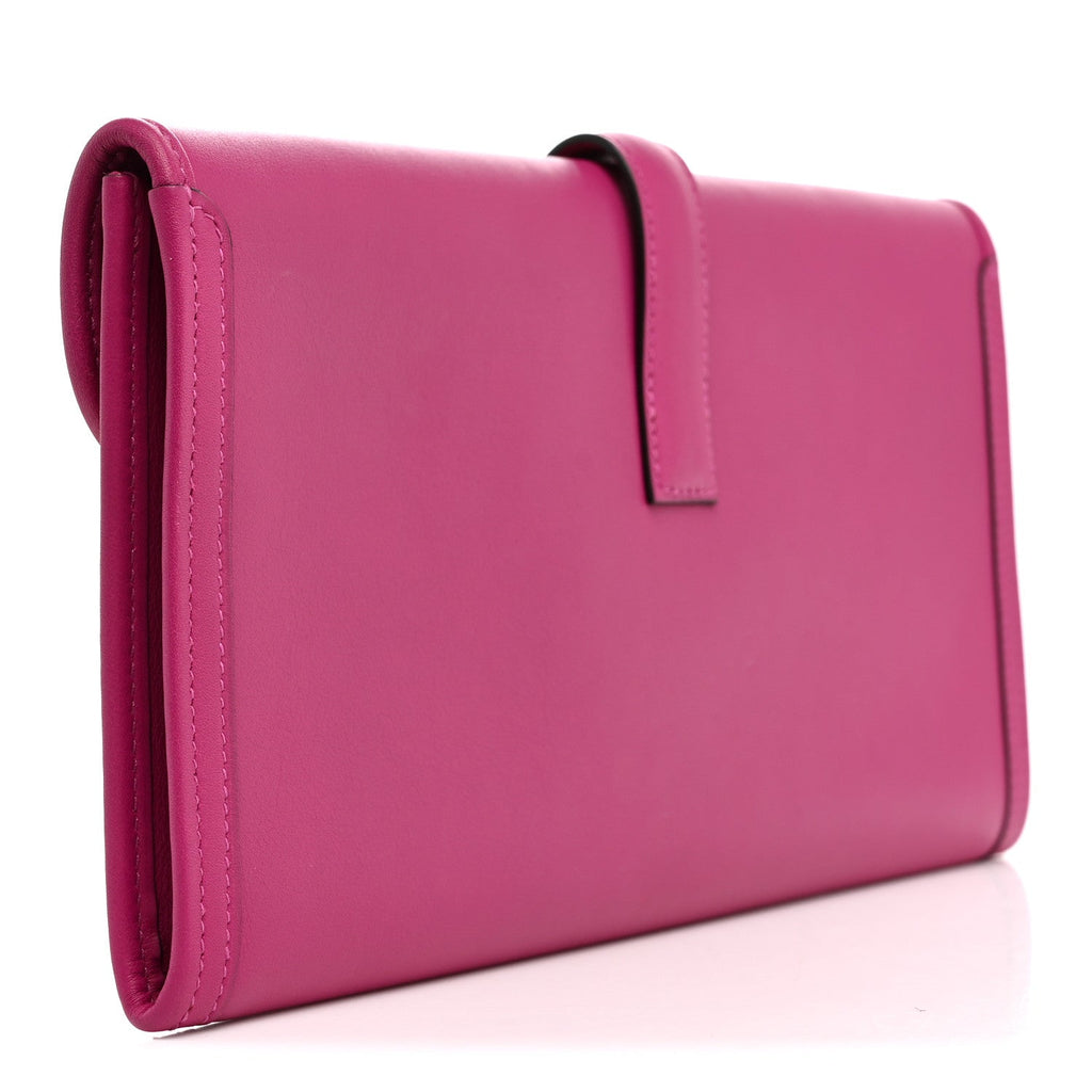 Hermès Swift Jige Elan 29 Clutch Rose Pourpre