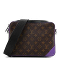 Louis Vuitton Monogram Macassar Trio Messenger Purple