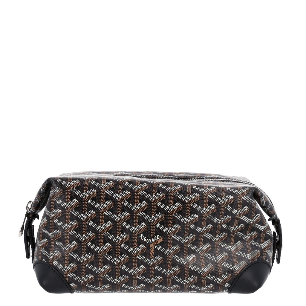 Goyard Goyardine Boeing 25 Trousse de Toilette Black