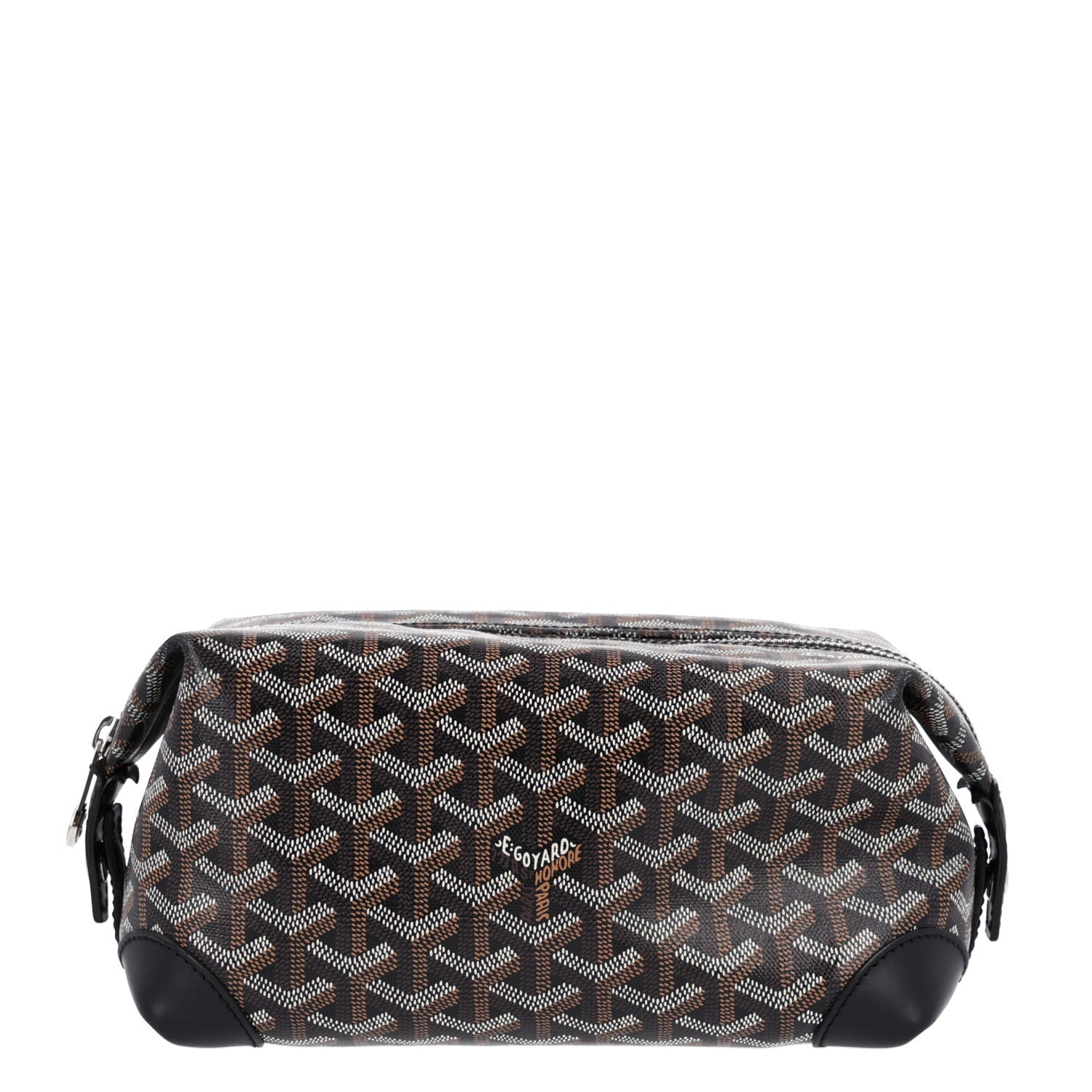 Goyard Goyardine Boeing 25 Trousse de Toilette Black