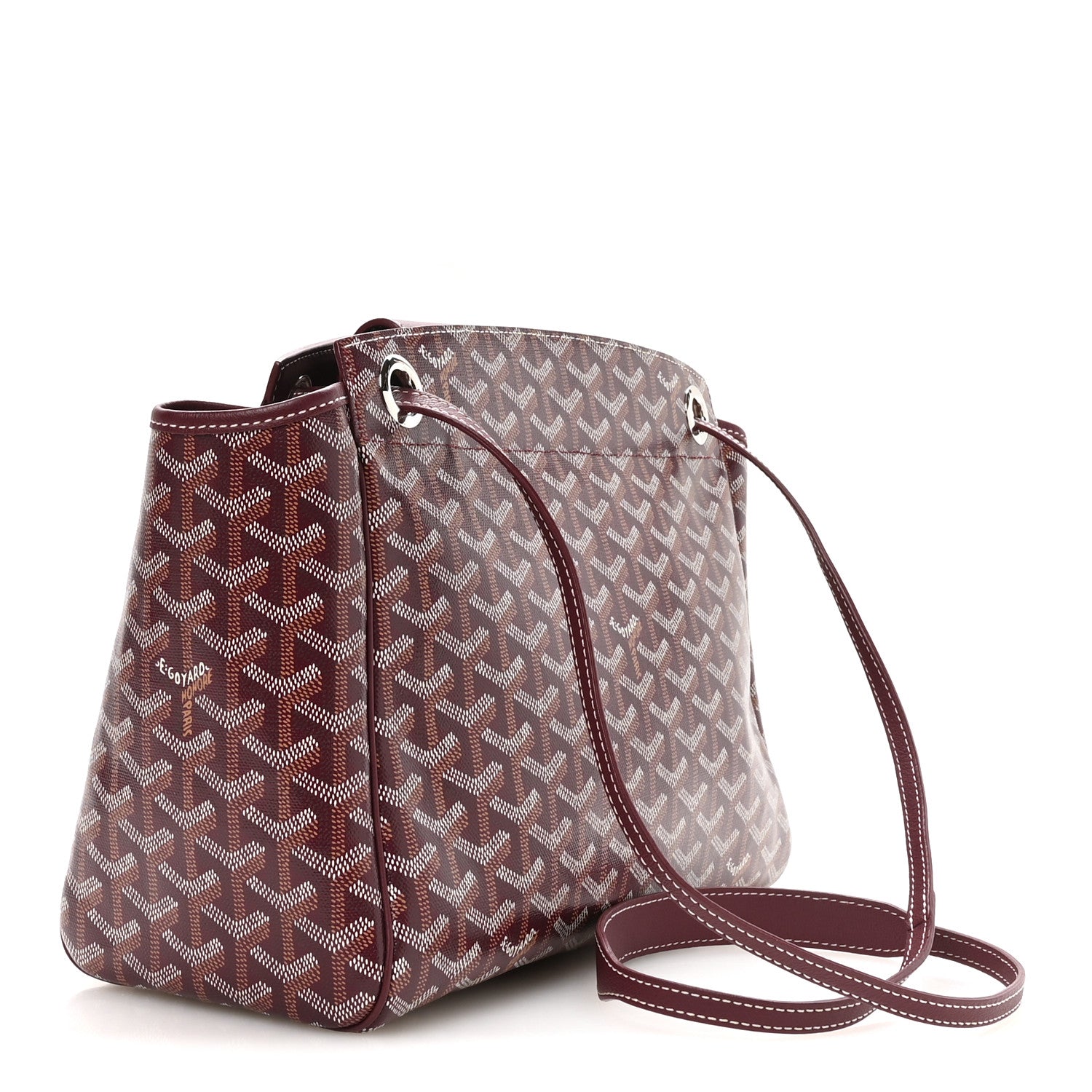Goyard Goyardine Rouette PM Burgundy