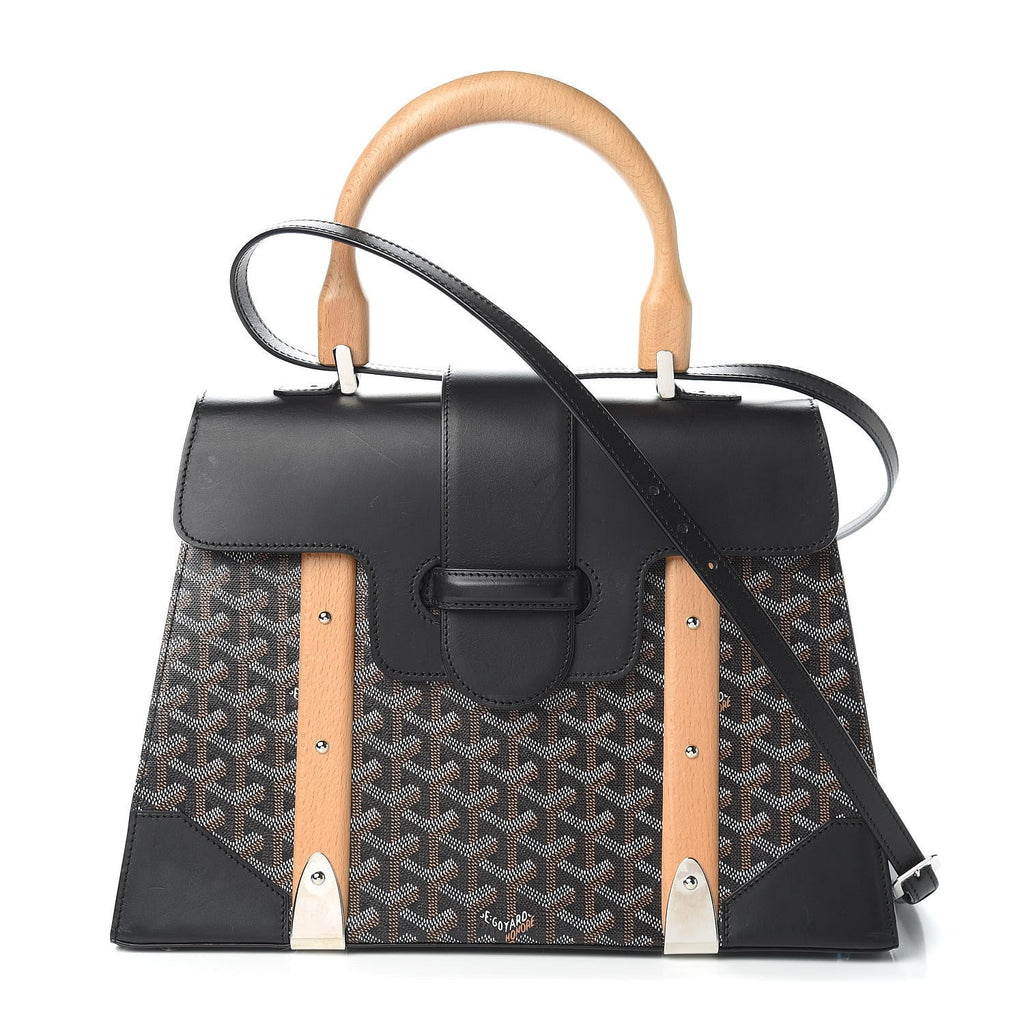 Goyard Saïgon MM Bag in Black Goyardine