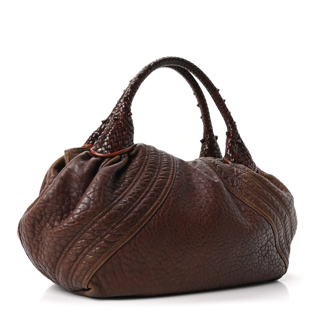 Fendi Nappa Nuvolata Spy Cognac