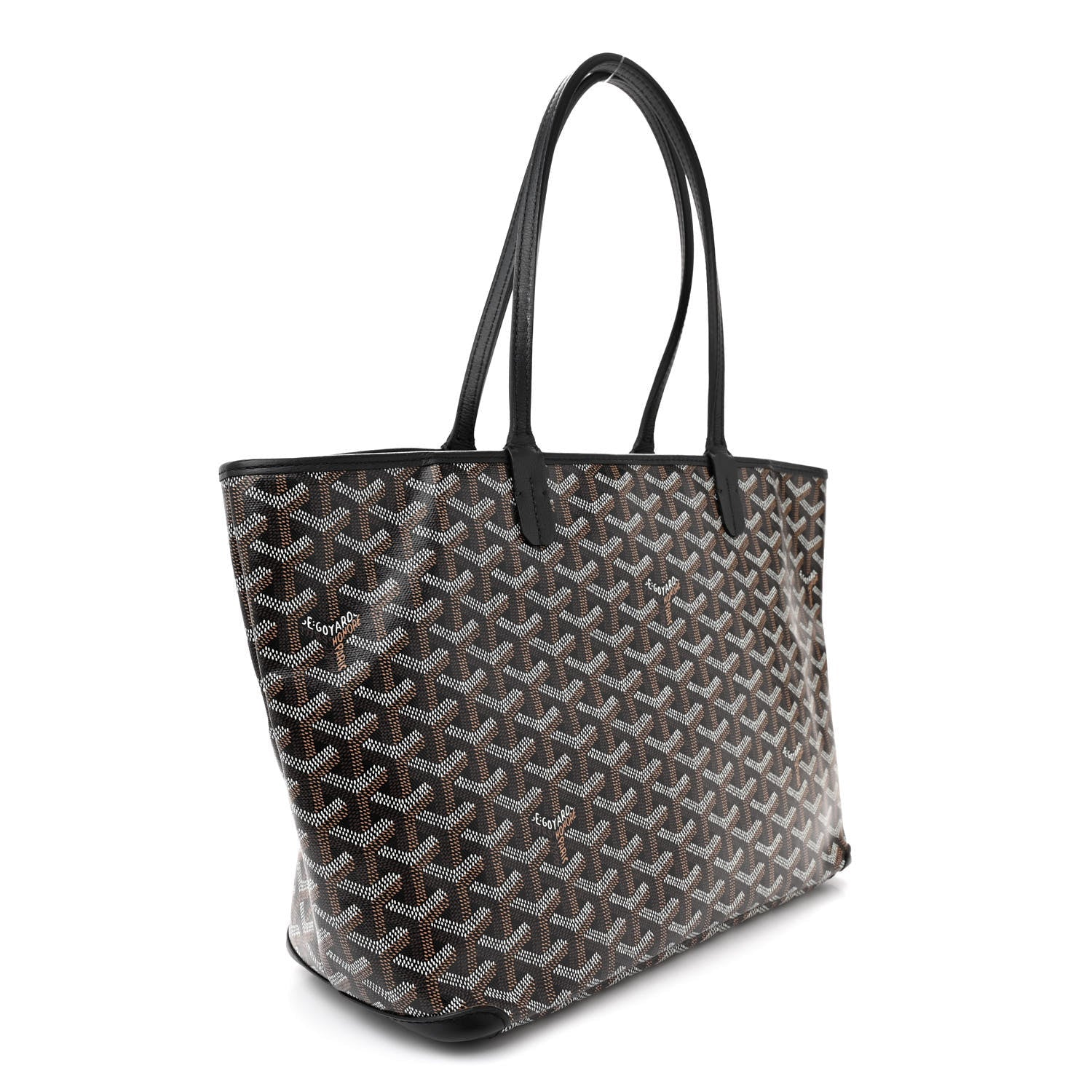 Goyard Artois PM Tote in Black Goyardine