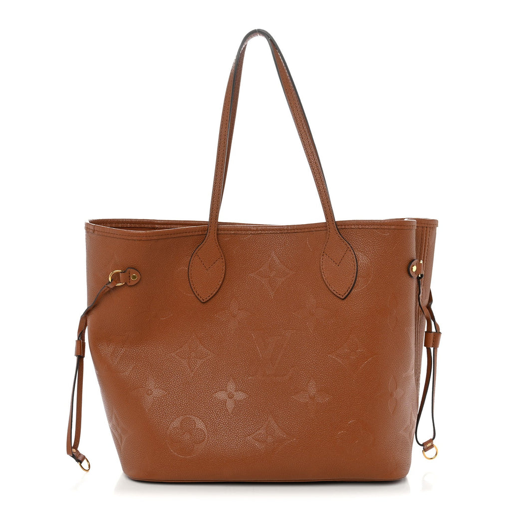 Louis Vuitton Empreinte Monogram Giant Neverfull MM Cognac