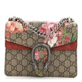 Gucci GG Supreme Monogram Blooms Mini Dionysus Shoulder Bag Beige Multicolor Dry Rose