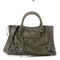 Balenciaga Agneau Arena Classic Hardware Small Le City Army Green