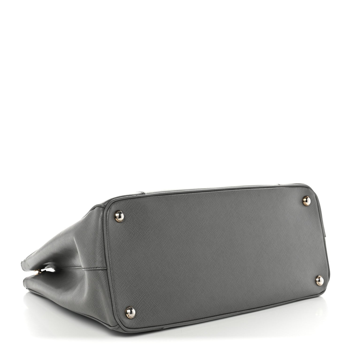 Prada Saffiano Lux Colorblock Medium Galleria Double Zip Tote Marmo Nube
