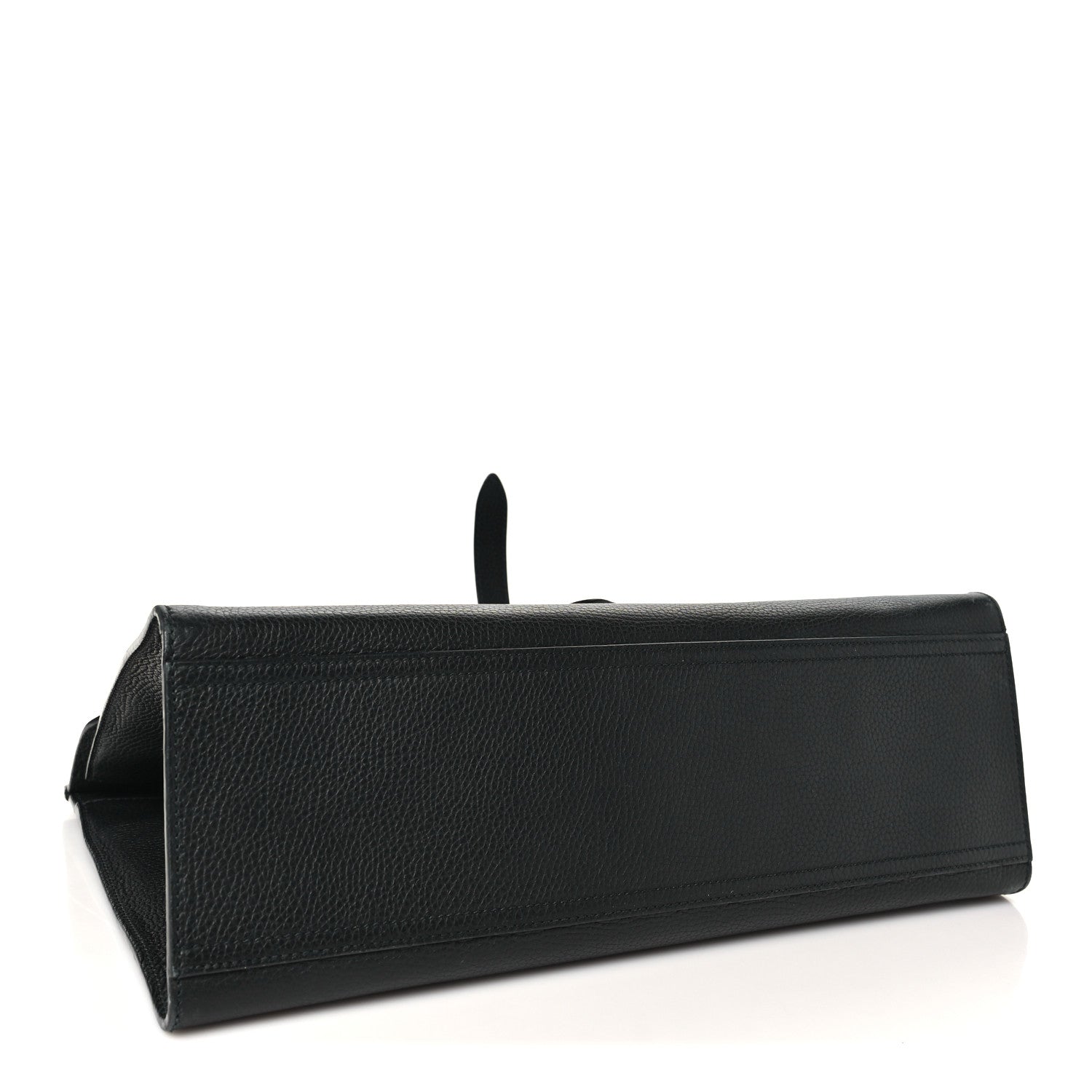Gucci Calfskin Medium GG Marmont Top Handle Bag Black