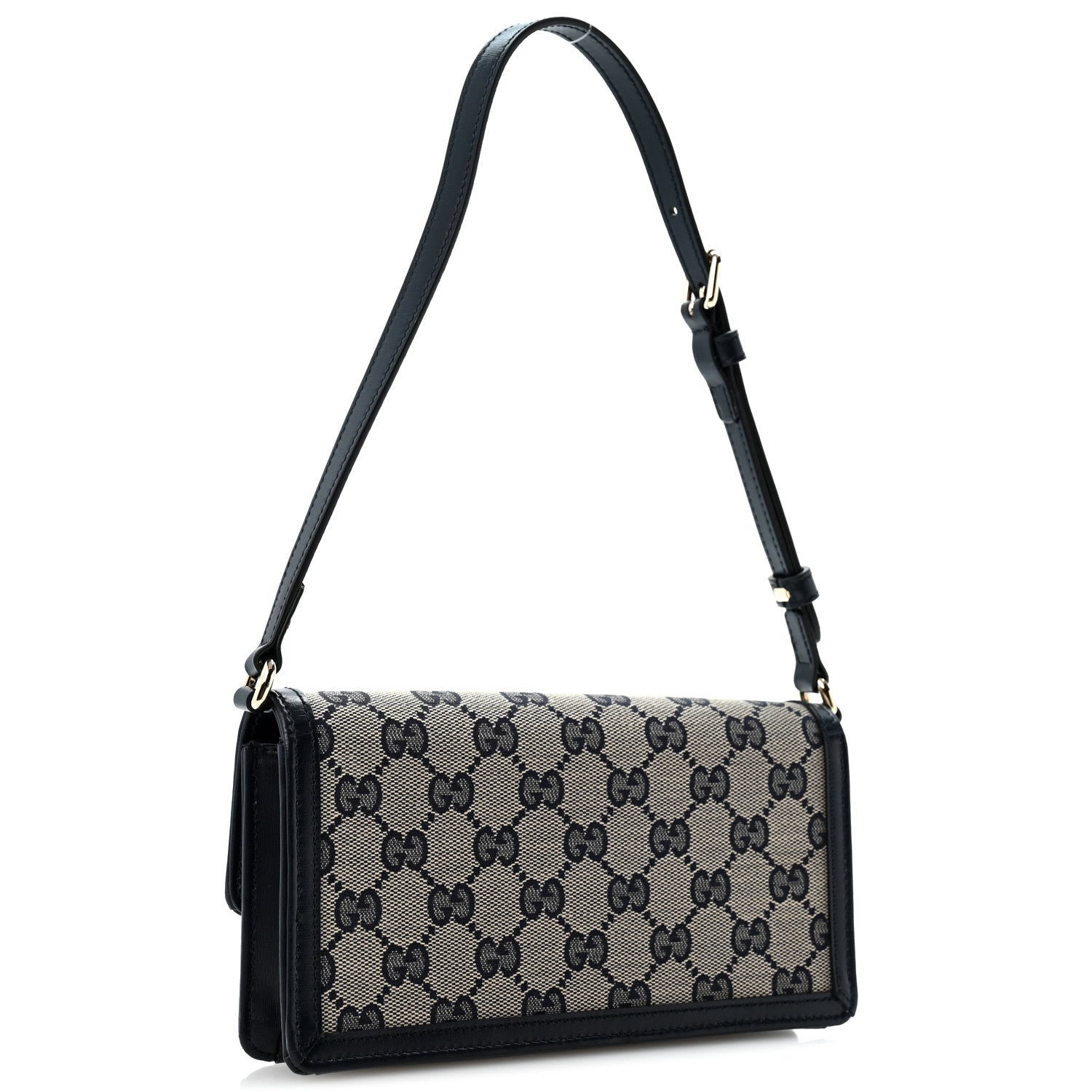 Gucci GG Monogram Mini Luce Shoulder Bag Beige Blue
