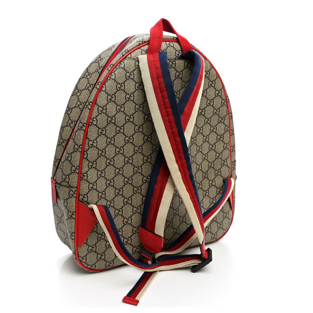 Gucci X YUKO HIGUCHI GG Supreme Monogram Logo Print Childrens Dome Backpack Pink