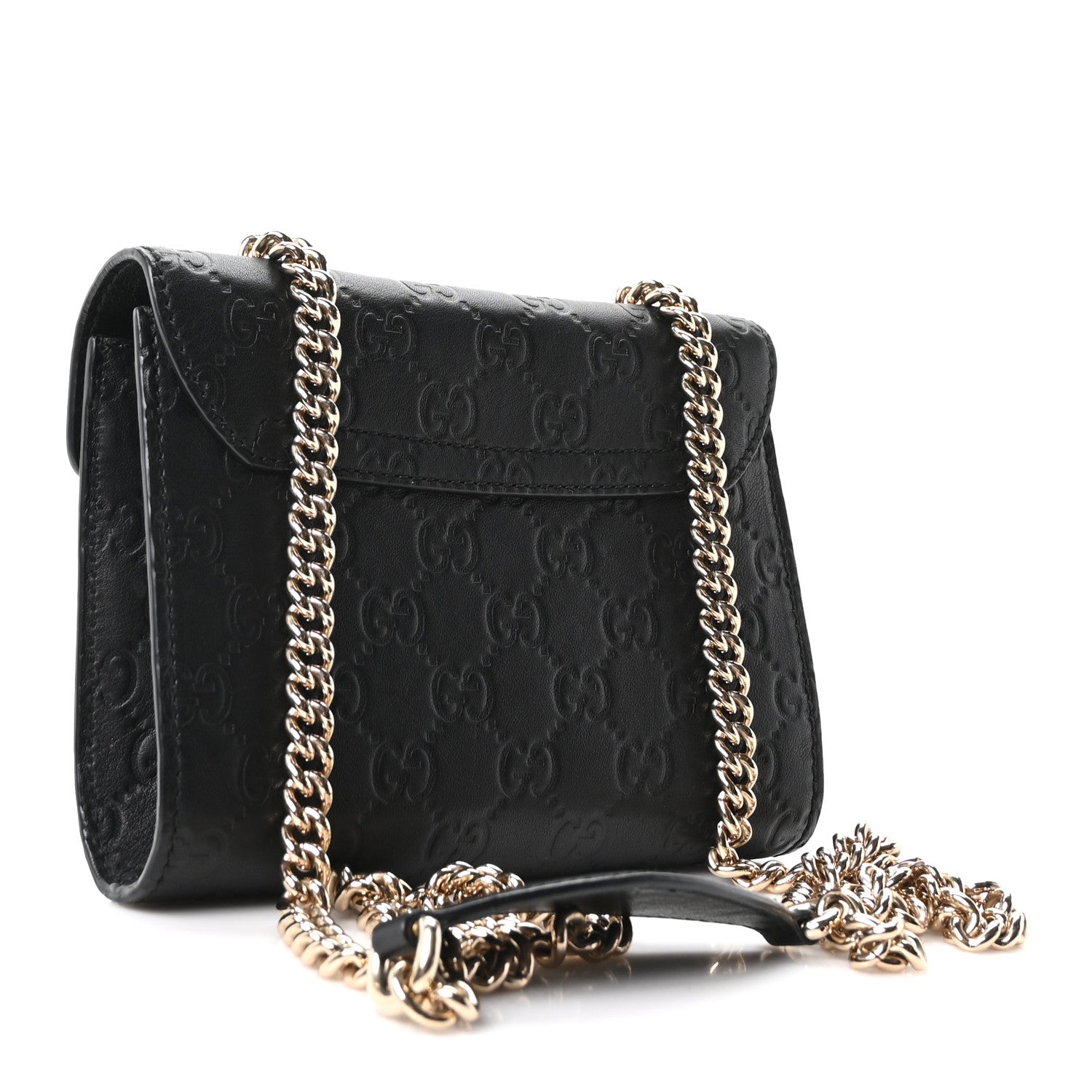Gucci Guccissima Mini Emily Shoulder Bag Black