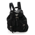 Prada Nylon Vela Small Backpack Black