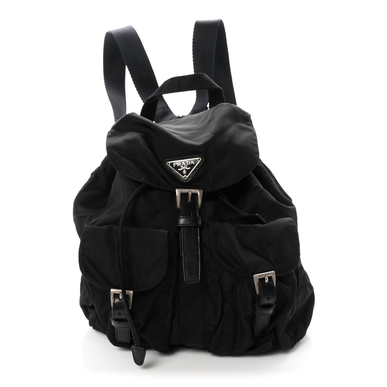 Prada Nylon Vela Small Backpack Black