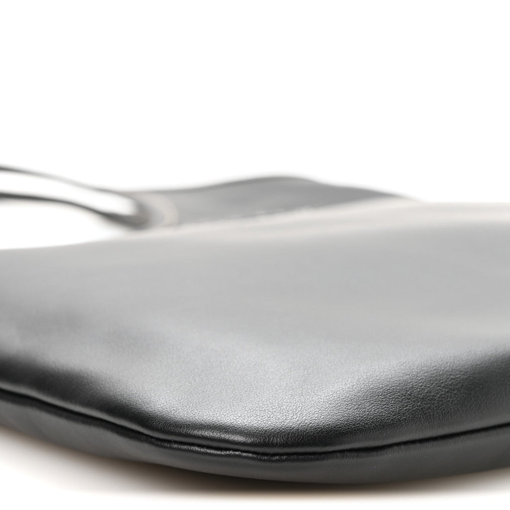 Miu Miu Nappa Ivy Bag Black detail view