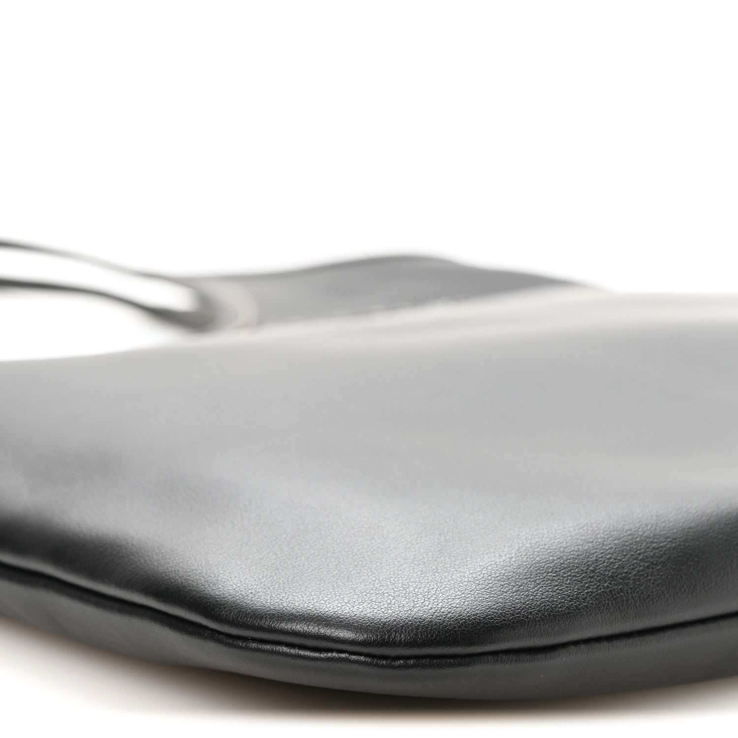 Miu Miu Nappa Ivy Bag Black detail view