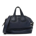 Givenchy Pebbled Calfskin Small Nightingale Night Blue