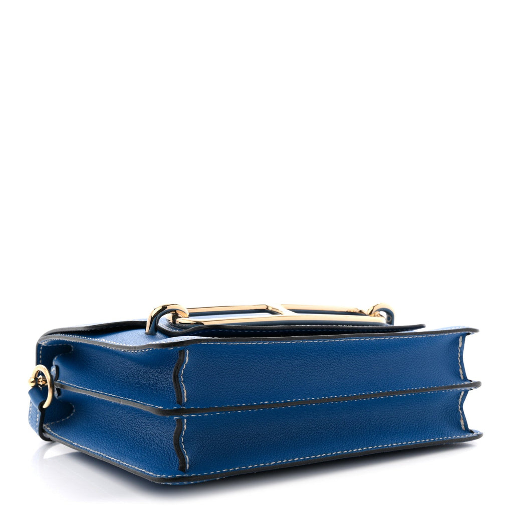 Hermès Evercolor Sac Roulis 23 Bleu Hydra