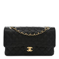 Chanel Caviar Quilted Medium Double Flap Black