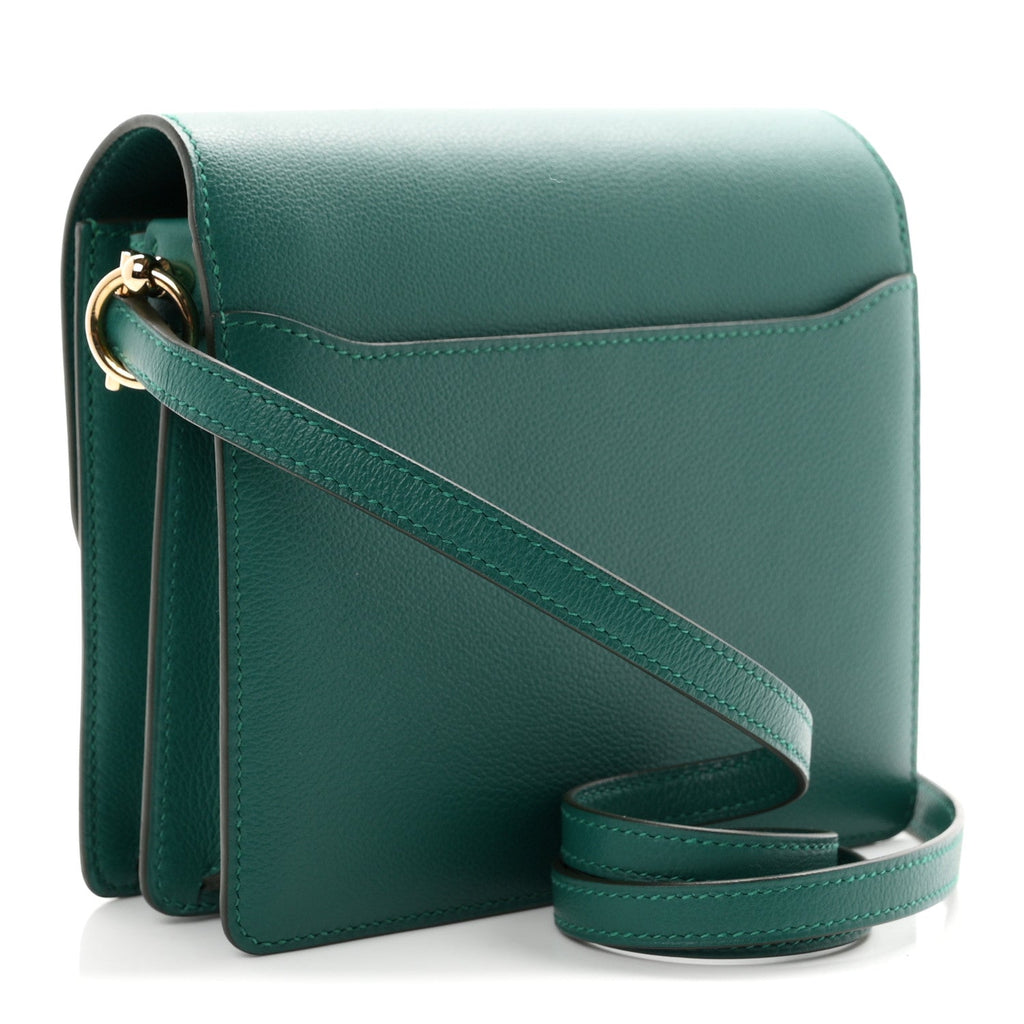Hermès Evercolor Mini Sac Roulis Malachite