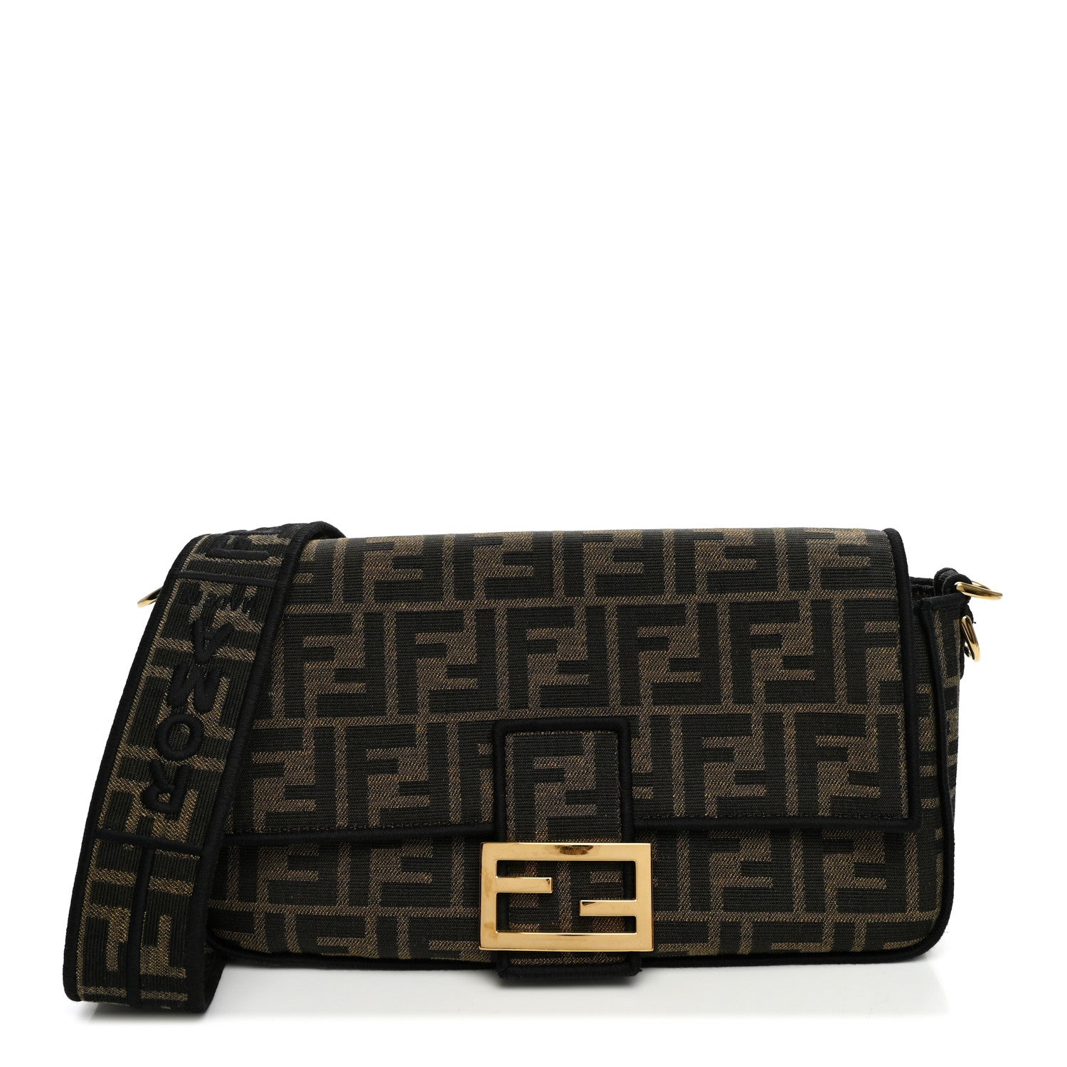 FENDI BAGUETTE MEDIUM FF JACQUARD BAG
