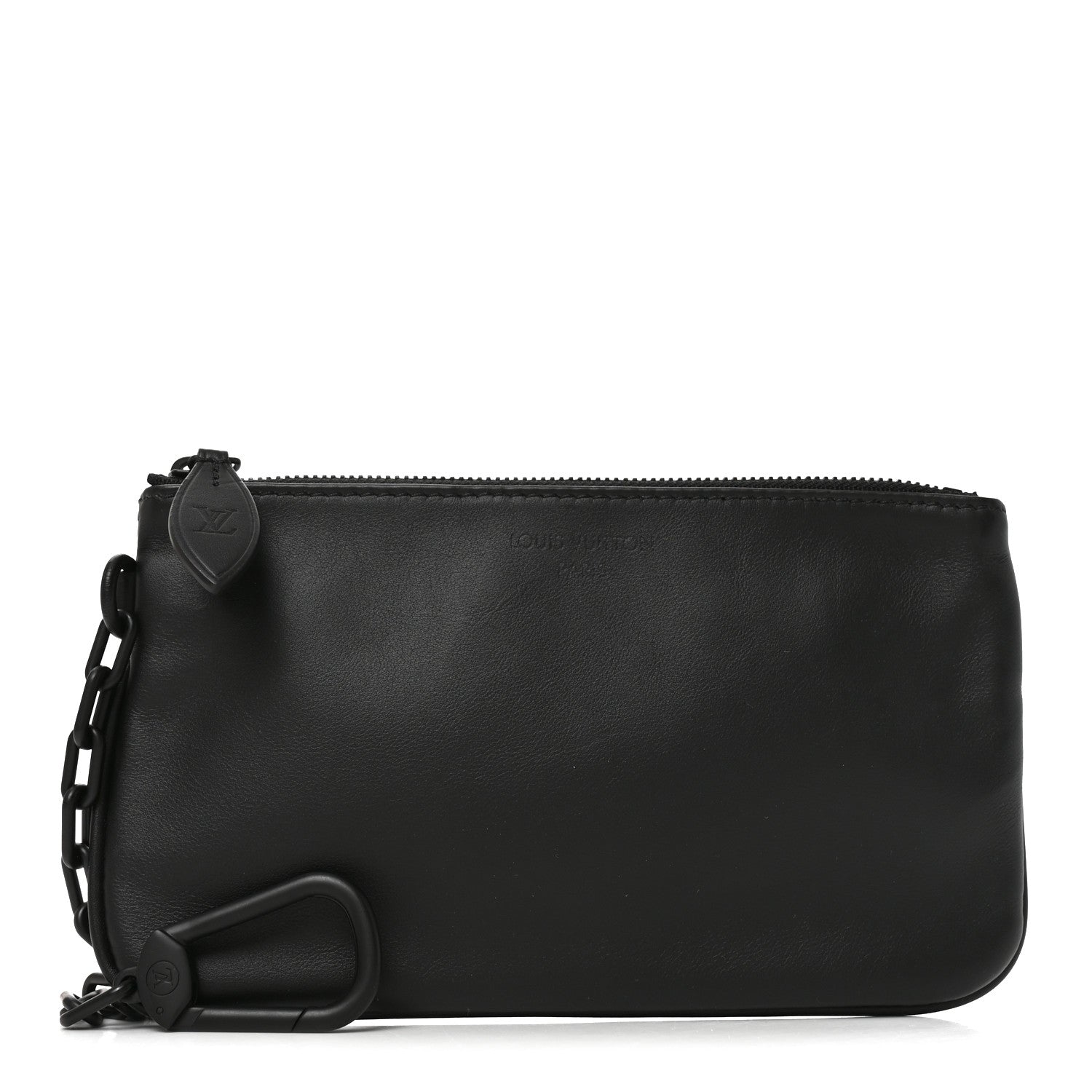 Louis Vuitton Calfskin Monogram Speedy P9 Bandouliere 40 Pochette Ultra Black