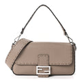 Fendi Cuoio Roma Sellerissima Nappa Sintetica Tape Stitch Baguette Corda