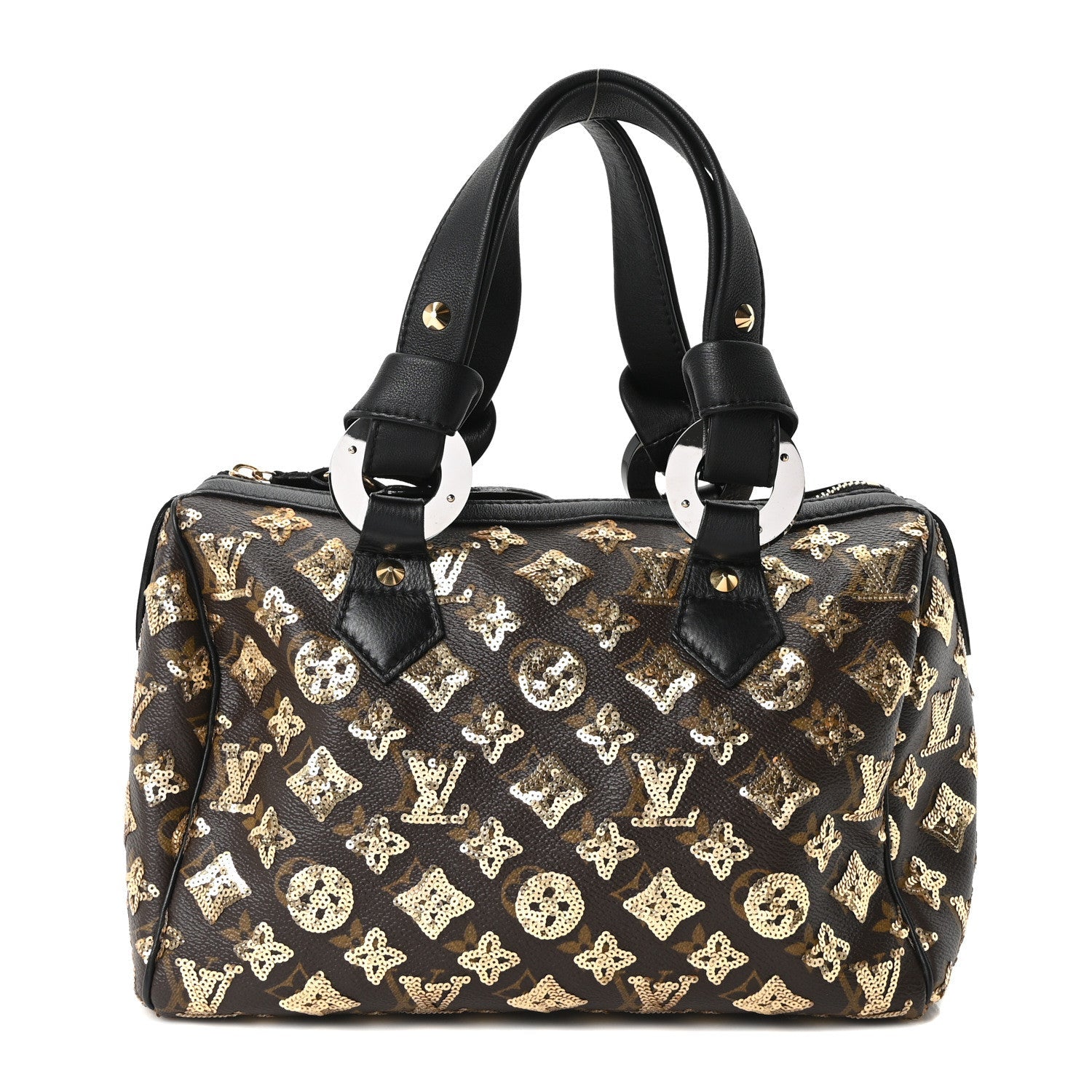 Louis Vuitton Monogram Sequins Eclipse Speedy 28 Gold