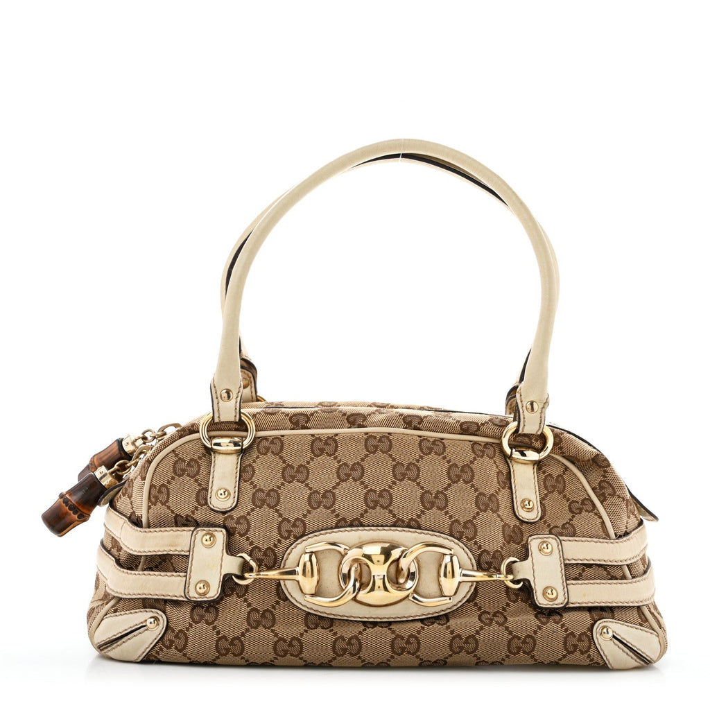 Gucci Monogram Wave Medium Boston Off White