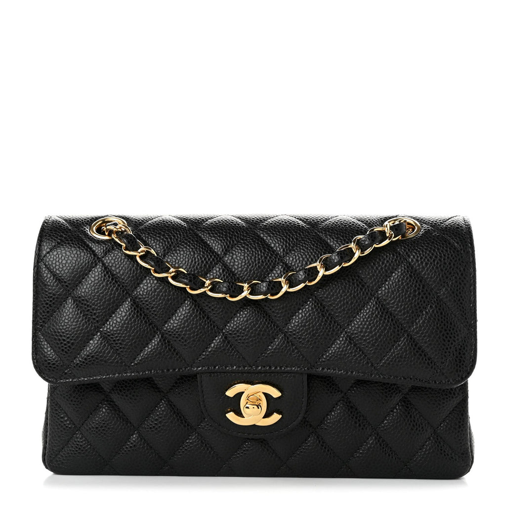 Chanel Caviar Quilted Small Double Flap Black