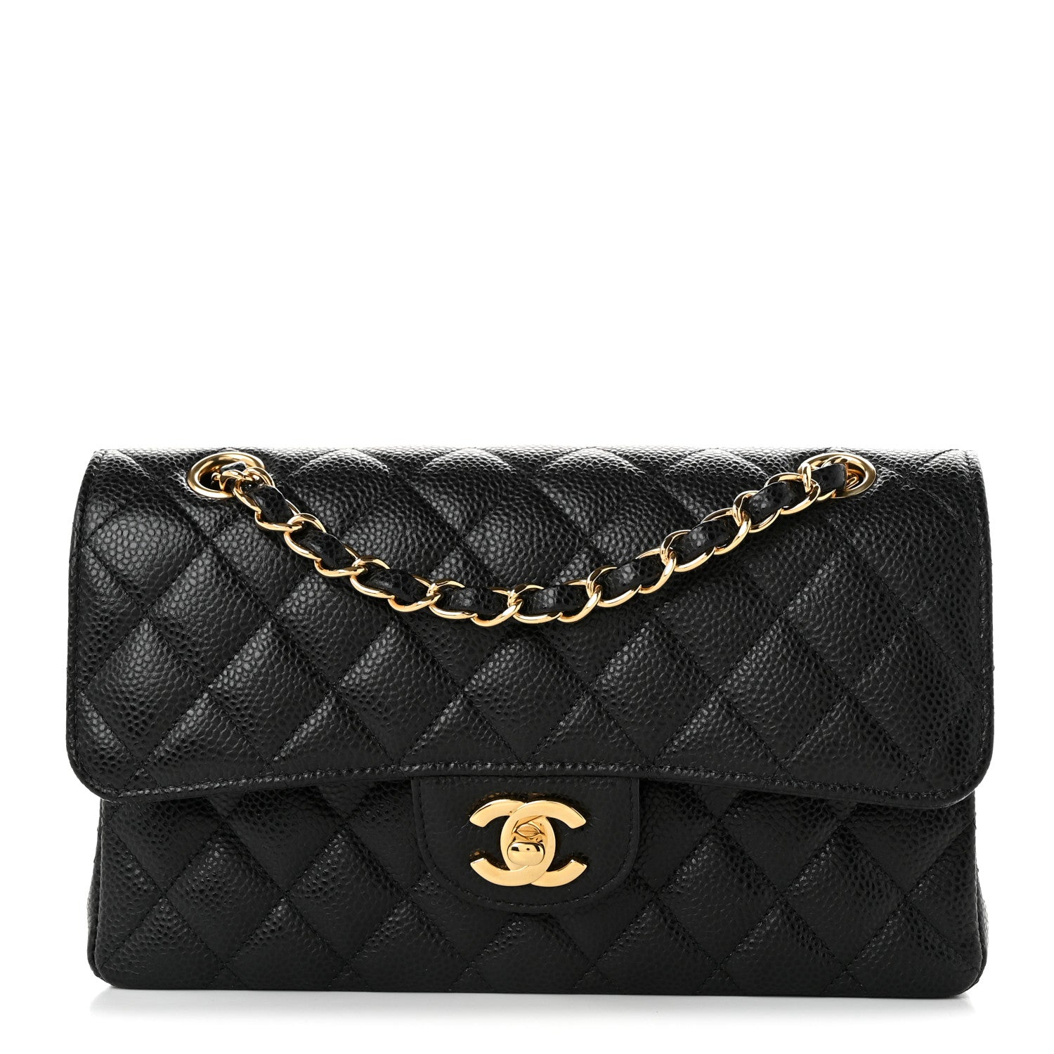 Chanel Caviar Quilted Small Double Flap Black
