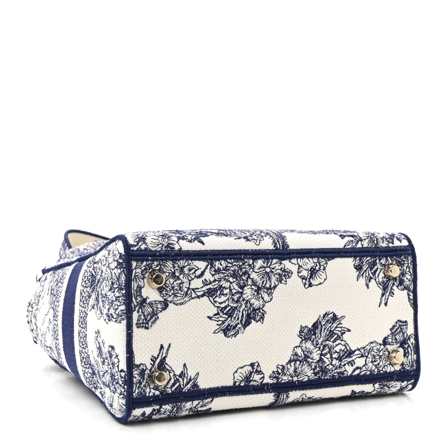 Dior Canvas Reverse Embroidered Rêve d'Infini Medium Lady D-Lite Blue Multicolor