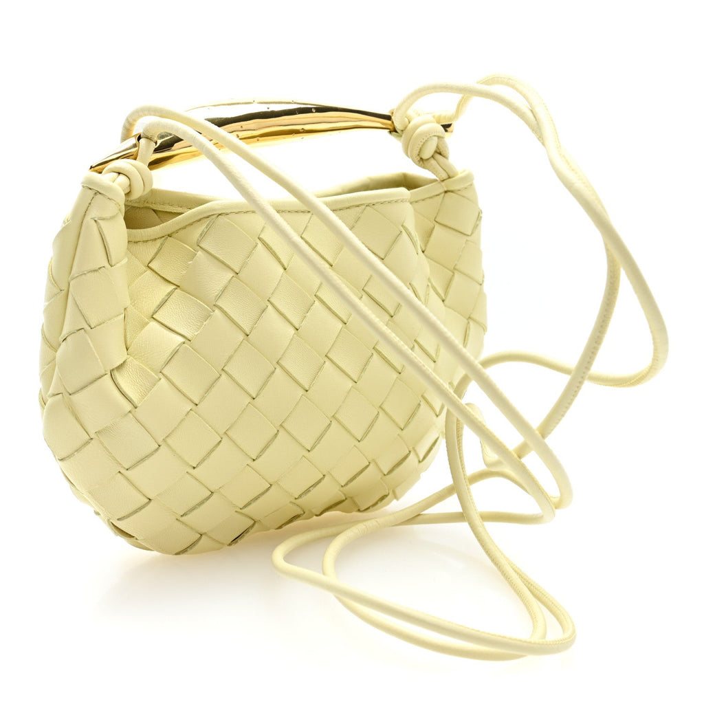 Bottega Veneta Nappa Intrecciato Mini Sardine Bag Ice Cream
