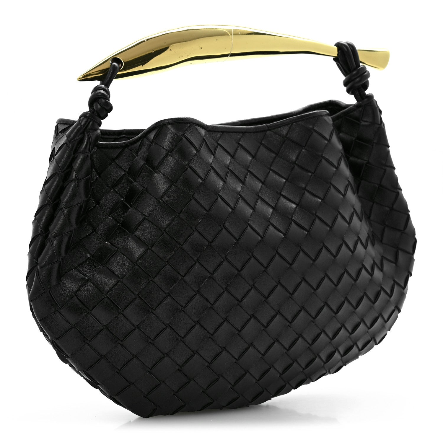 Bottega Veneta Nappa Intrecciato Sardine Bag Black