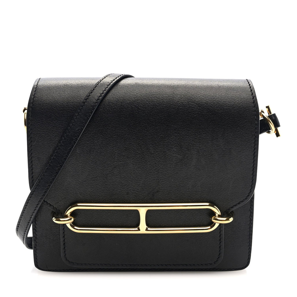 Hermès Evercolor Mini Sac Roulis Black