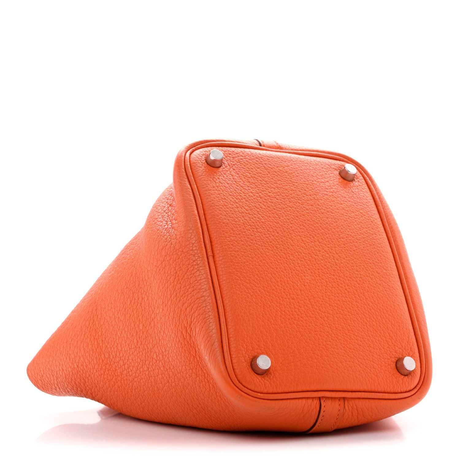 Hermès Taurillon Clemence Picotin Lock 18 PM Orange
