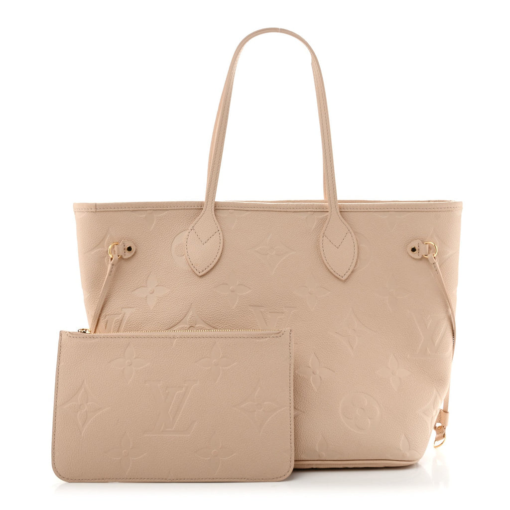 Louis Vuitton Empreinte Monogram Giant Neverfull MM Sand