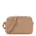 Prada Vitello Phenix Camera Bag Cammeo