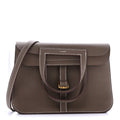 Hermès Taurillon Clemence Halzan 25 Etoupe