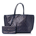 Goyard Goyardine Reversible Anjou PM Navy